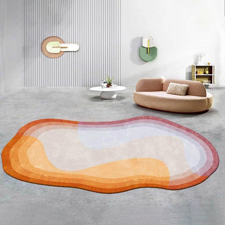 Irregular Style And Minimalist Design Rug