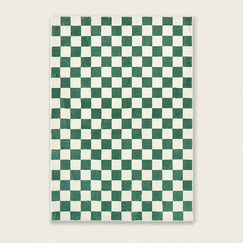 checkerboard rug