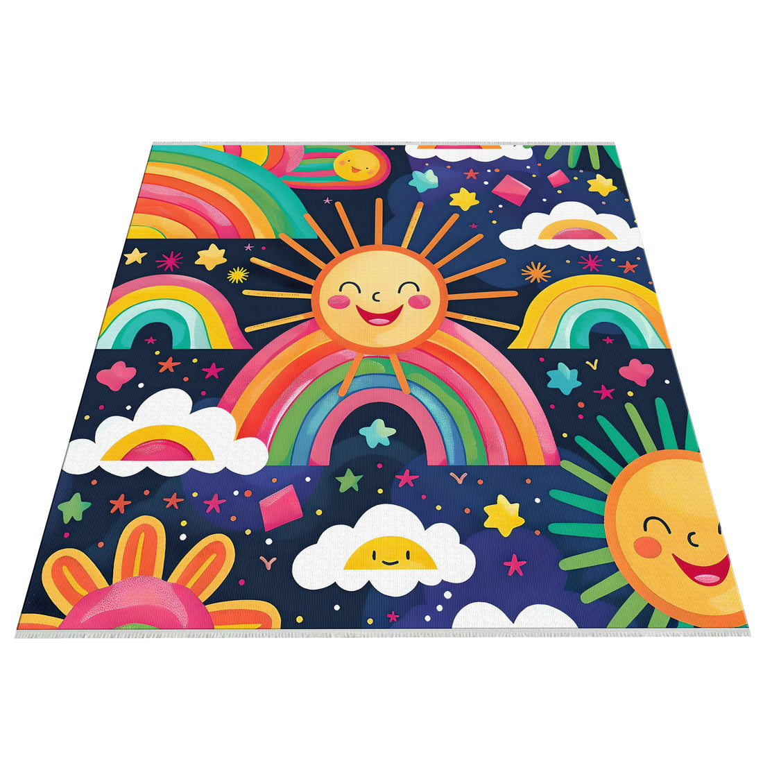 Baby Kids Area Rug Colorful and Washable Easy Clean