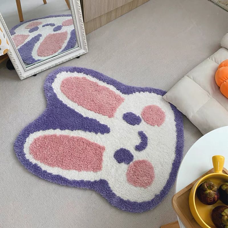 Cute Rabbit Fluffy and Soft Rug