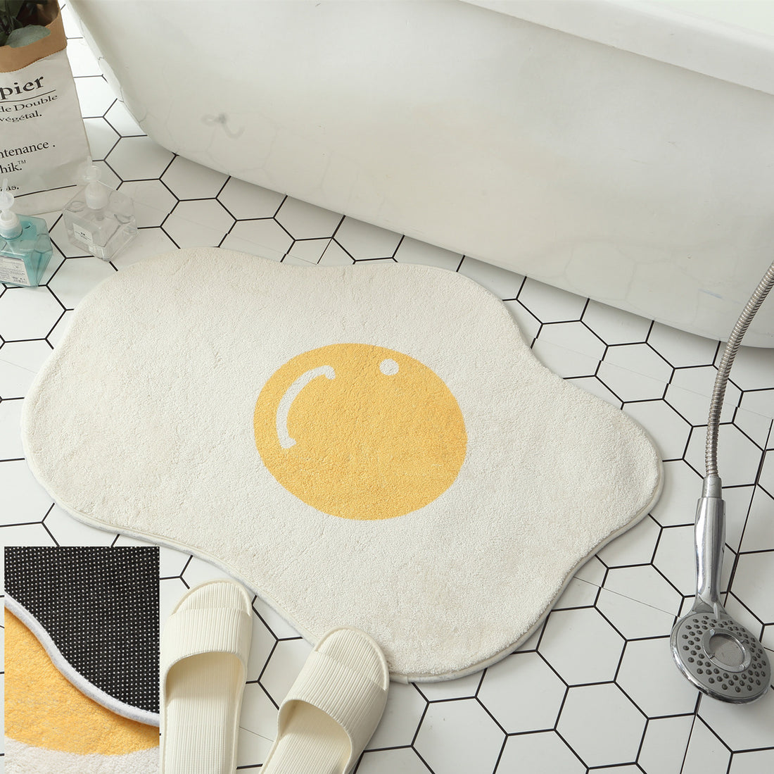 egg rug bathroom mat 