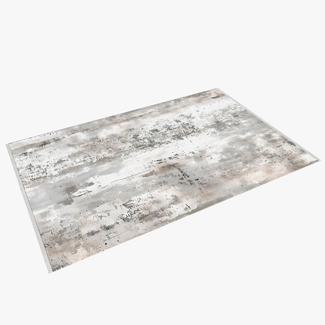 Gray Comfort Easy Clean Neutral Area Rug for Living Room