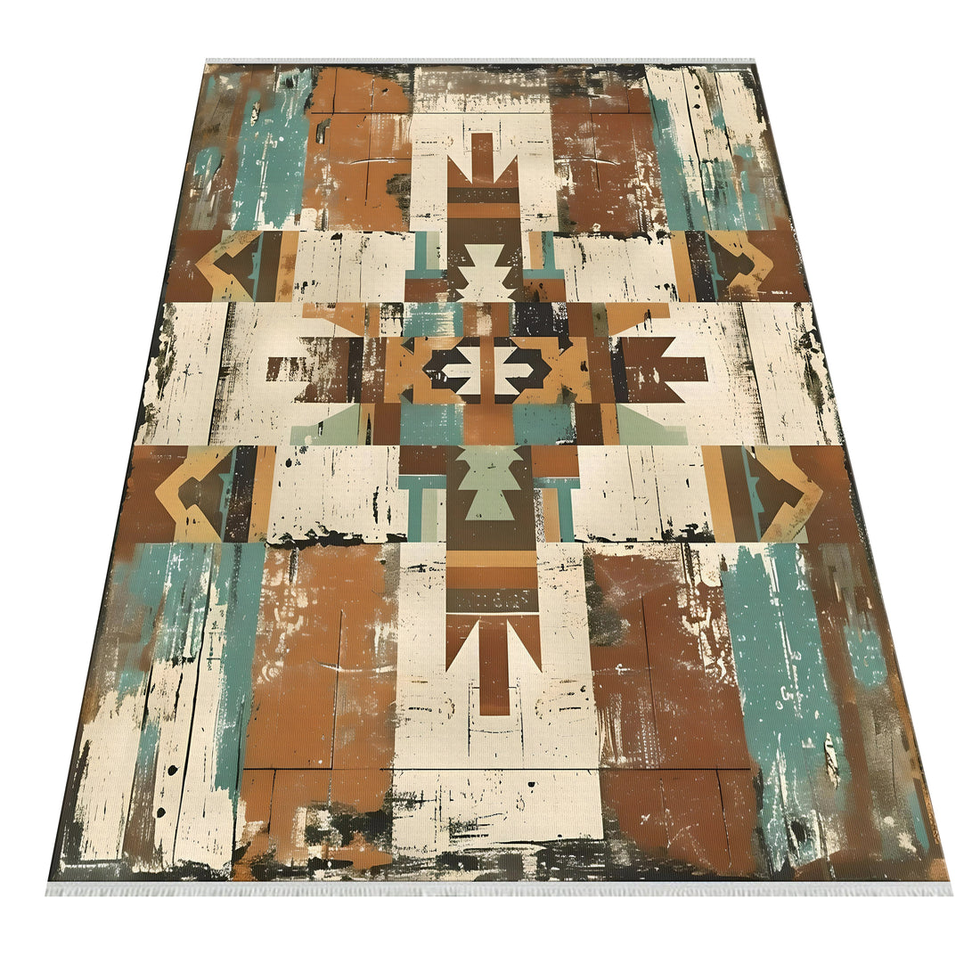 Southwestern Comfort Cotton Woven Base Area Rug