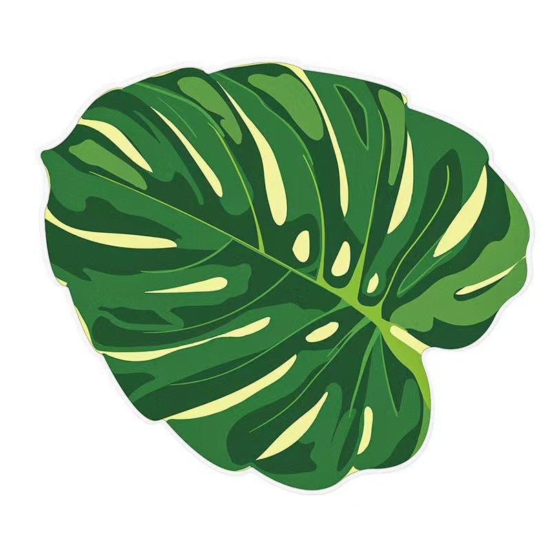 monstera rug