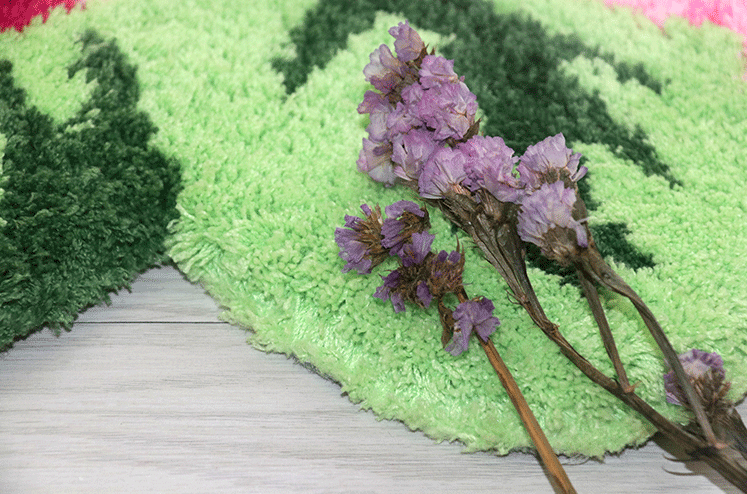 flower rug