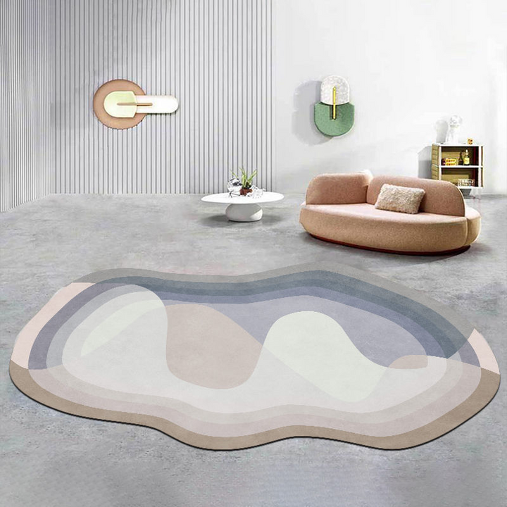 Irregular Style And Minimalist Design Rug