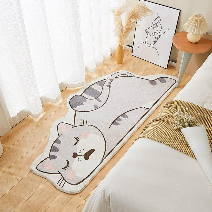 cat cute rug 