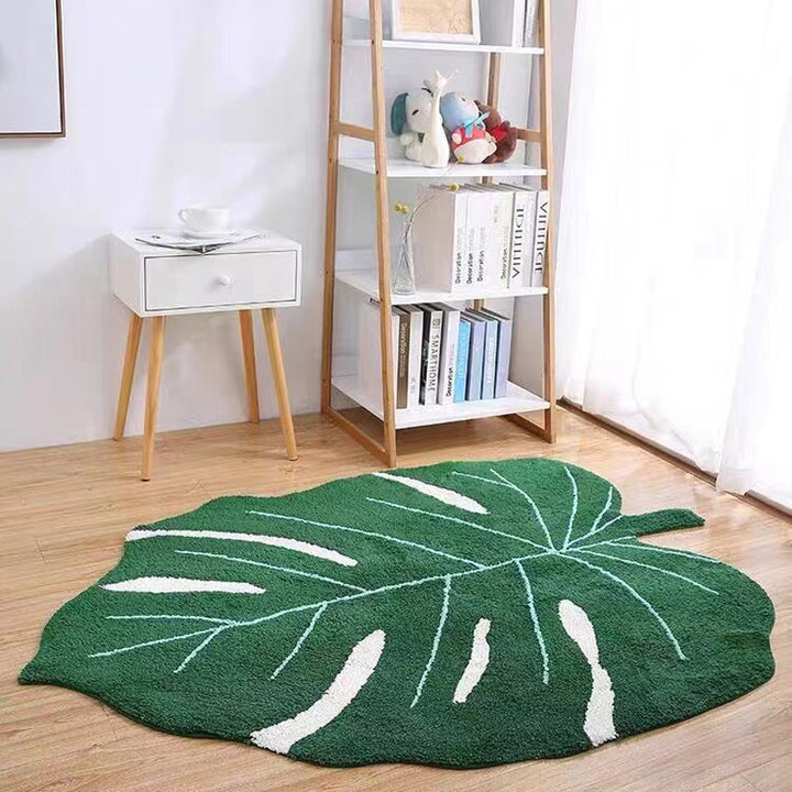 monstera rug