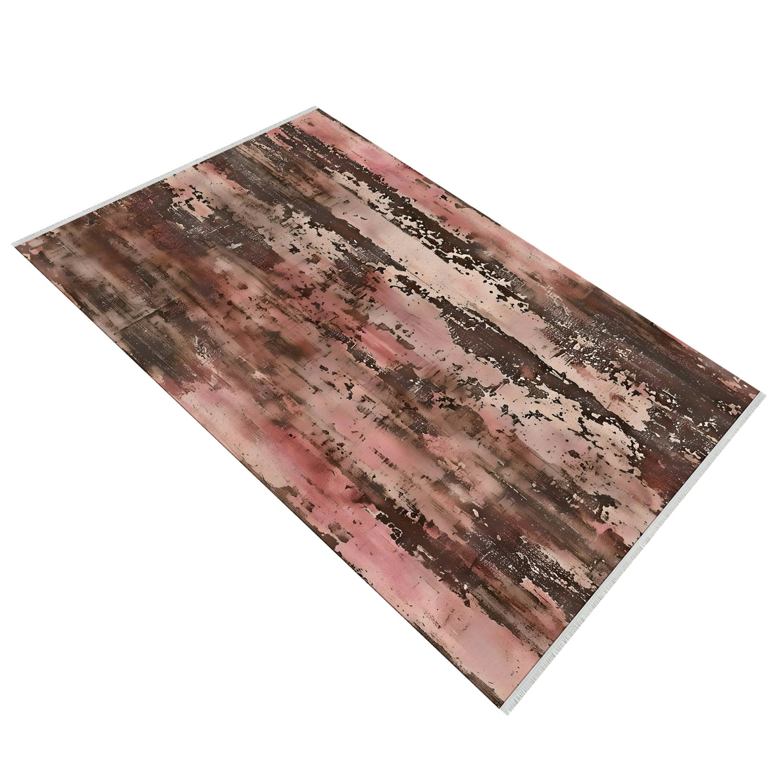 Brown Pink Distressed Abstract Pattern