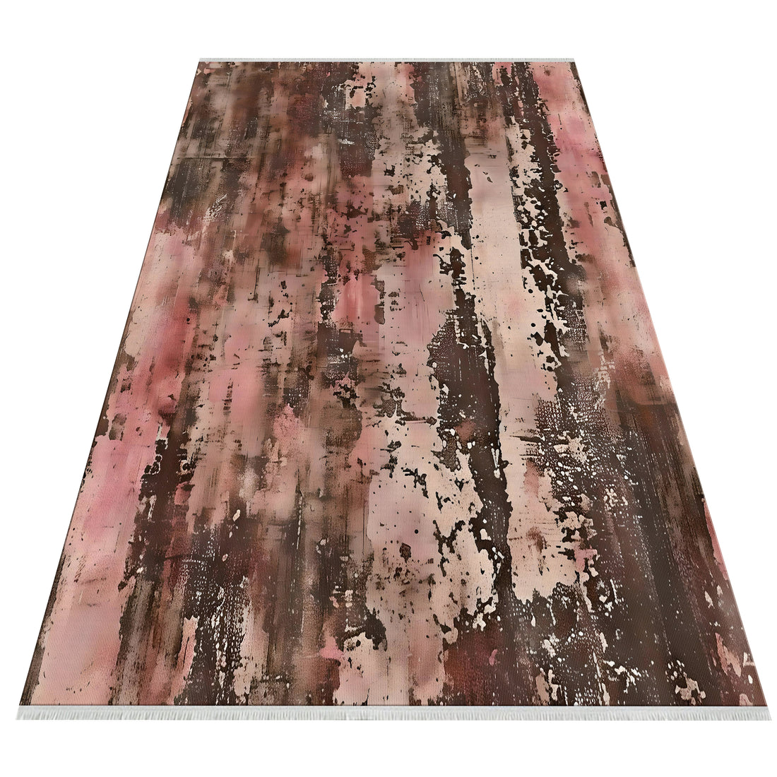 Brown Pink Distressed Abstract Pattern