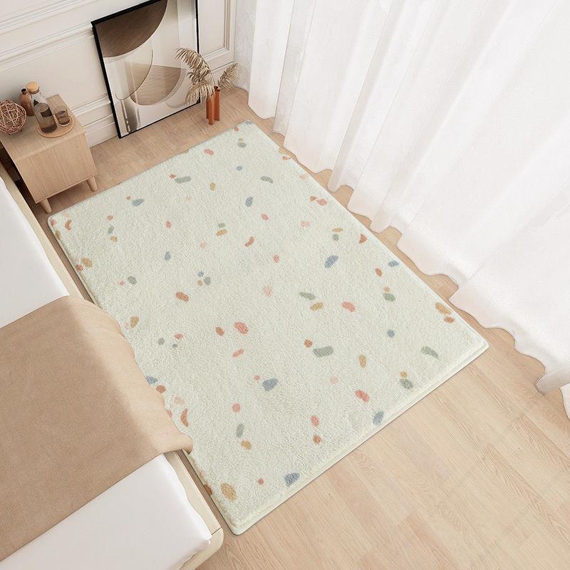 Beige rug bedroom cute carpet 