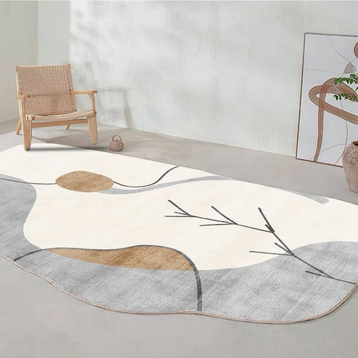 Irregular Style And Minimalist Design Rug