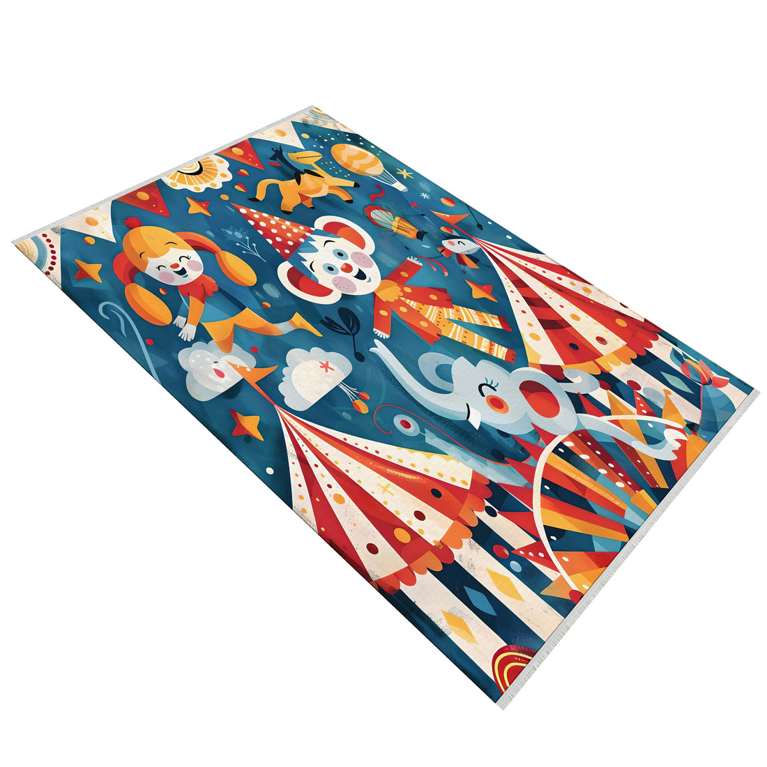 Cute Happy Colorful Rug for Kids