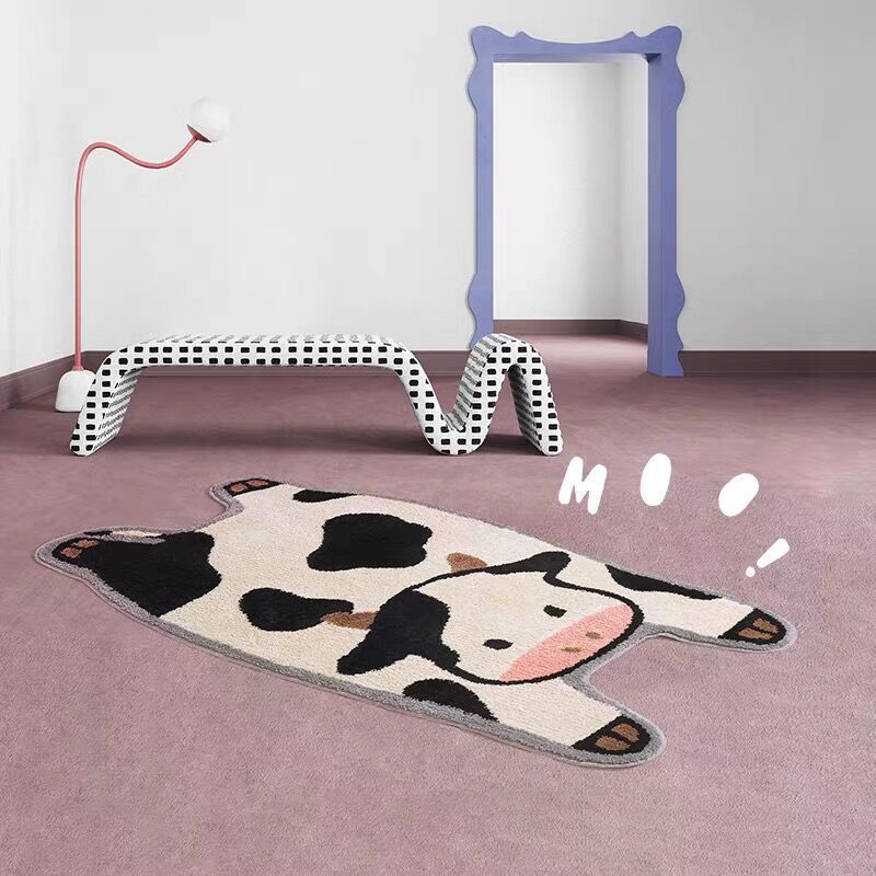 cow rug 