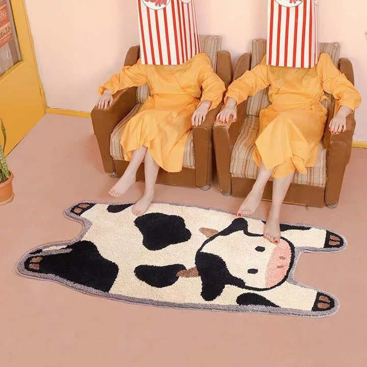 cute cow rug 