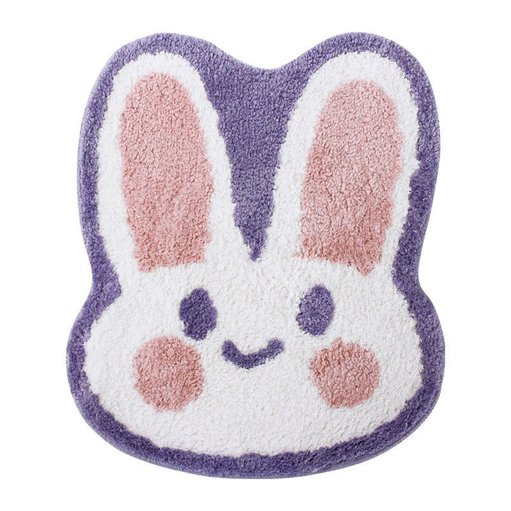 Cute Rabbit Fluffy and Soft Rug