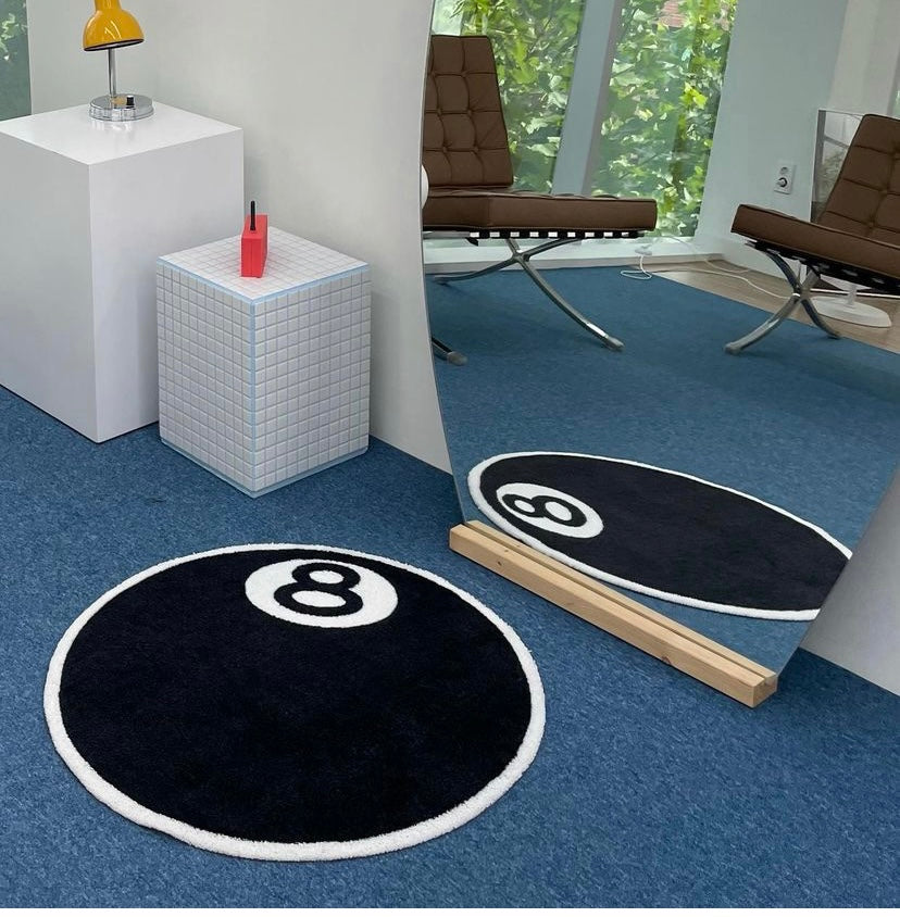 8 ball rug