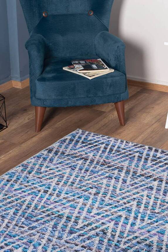 Blue Decorative Rug