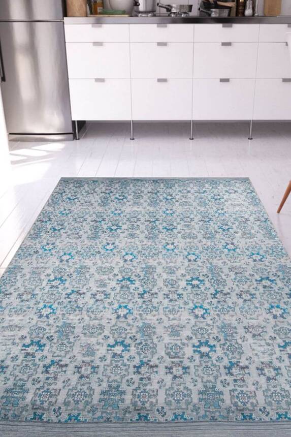 Vintage Patterned Woven Base Decorative Carpet