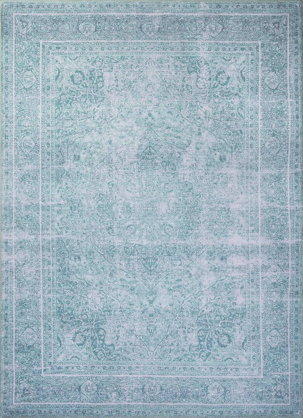 Woven Base Decorative Carpet With Aging Pattern