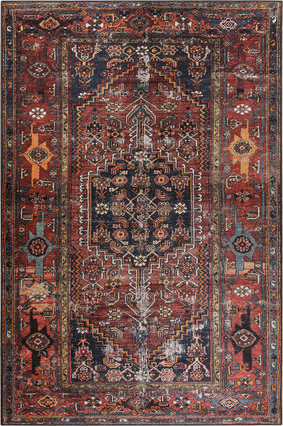 Woven Base Decorative Carpet Rustic Carpet With Ethnic Pattern