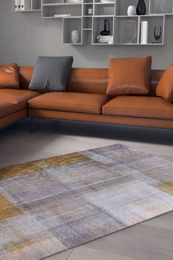 Modern Woven Base Decorative Grey Carpet