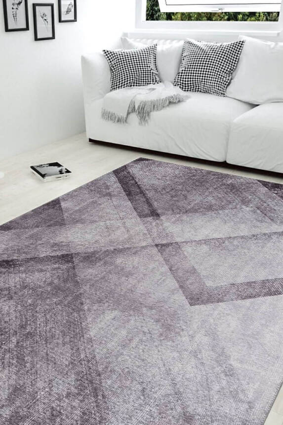 Modern Woven Base Decorative Grey Carpet