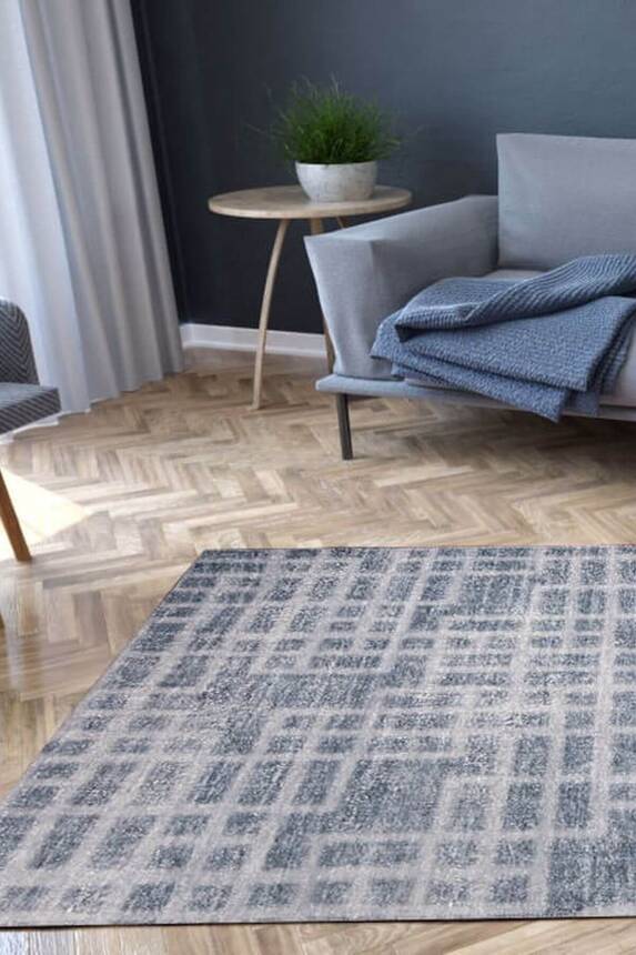 Modern Woven Base Decorative Grey Carpet