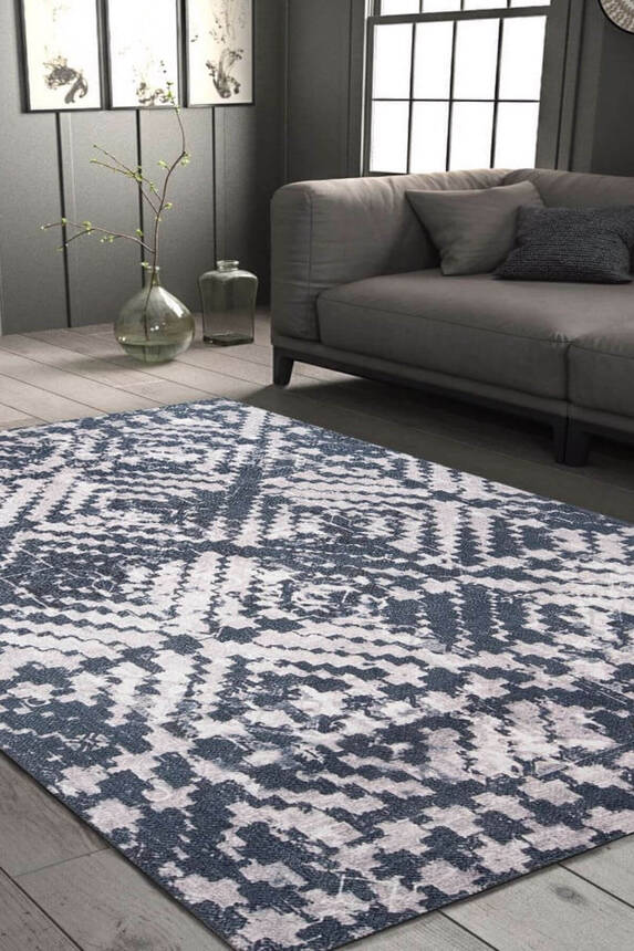 Modern Woven Base Decorative Grey Carpet