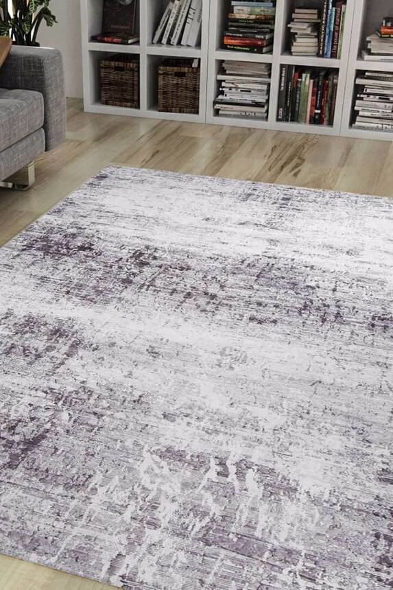 Modern Woven Base Decorative Grey Carpet