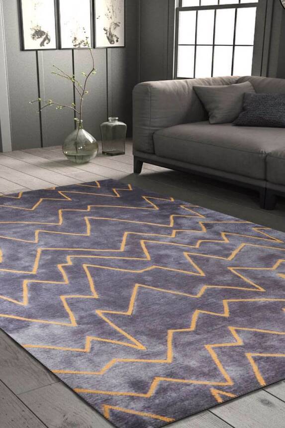 Modern Woven Base Decorative Grey Carpet