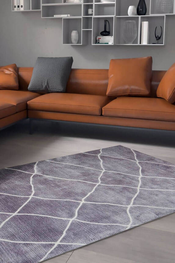 Modern Woven Base Decorative Grey Carpet