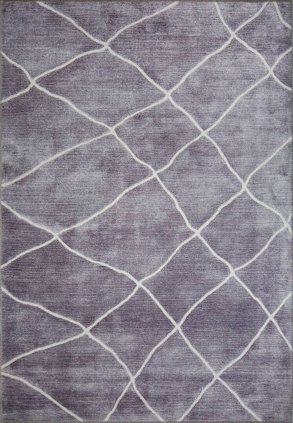 Modern Woven Base Decorative Grey Carpet