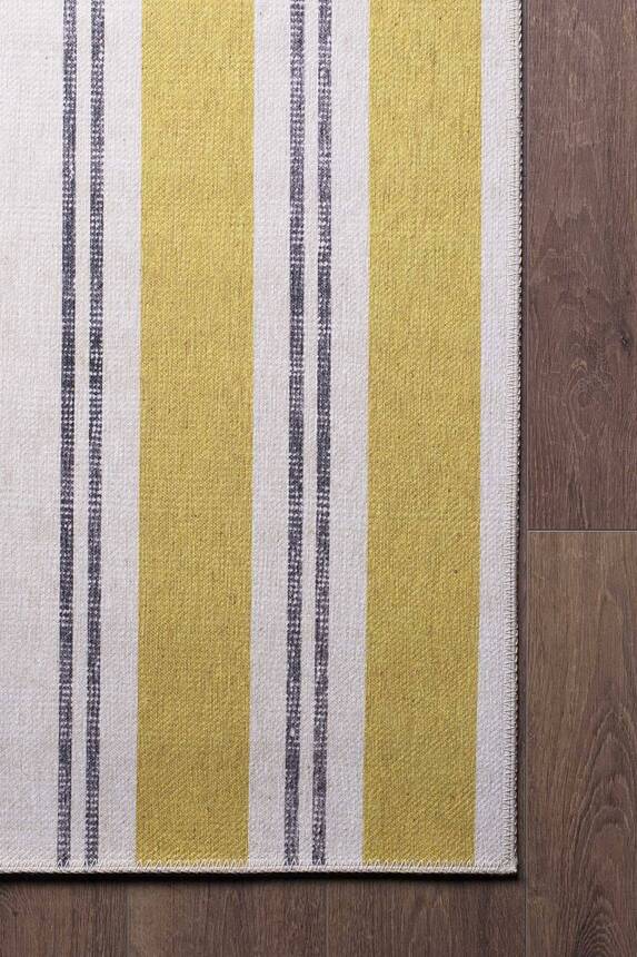 Modern Woven Floor Decorative Yellow Carpet