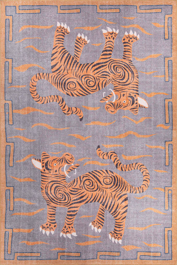 tiger area rug