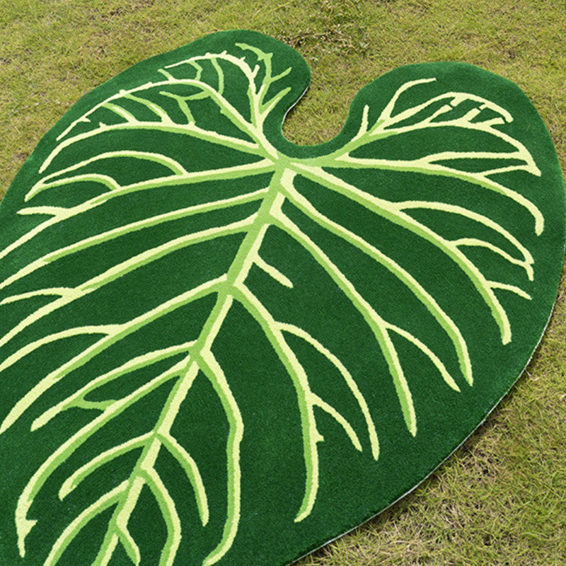 monstera rug