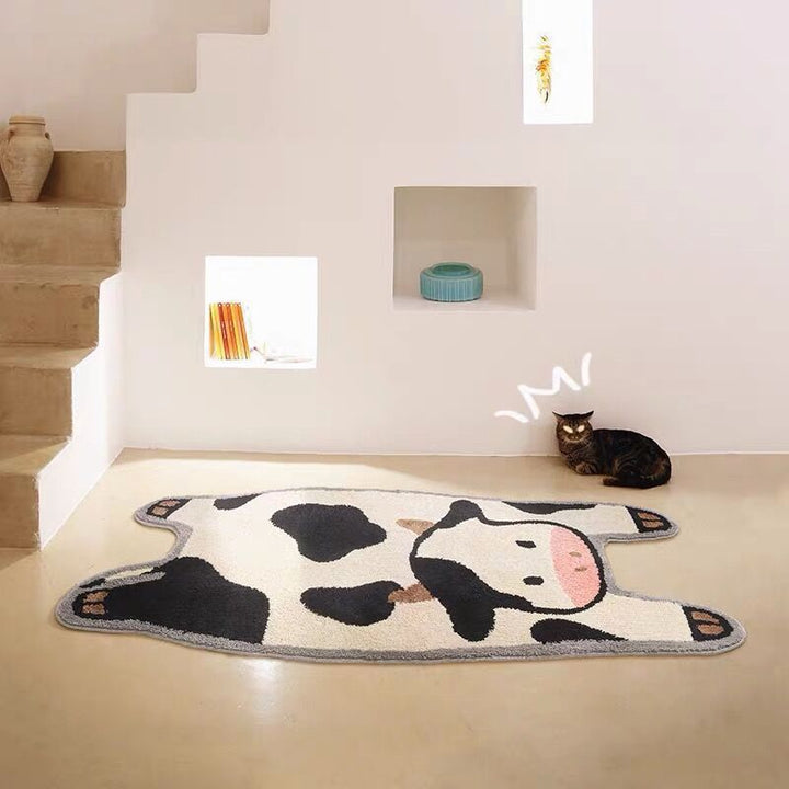 cow rug 