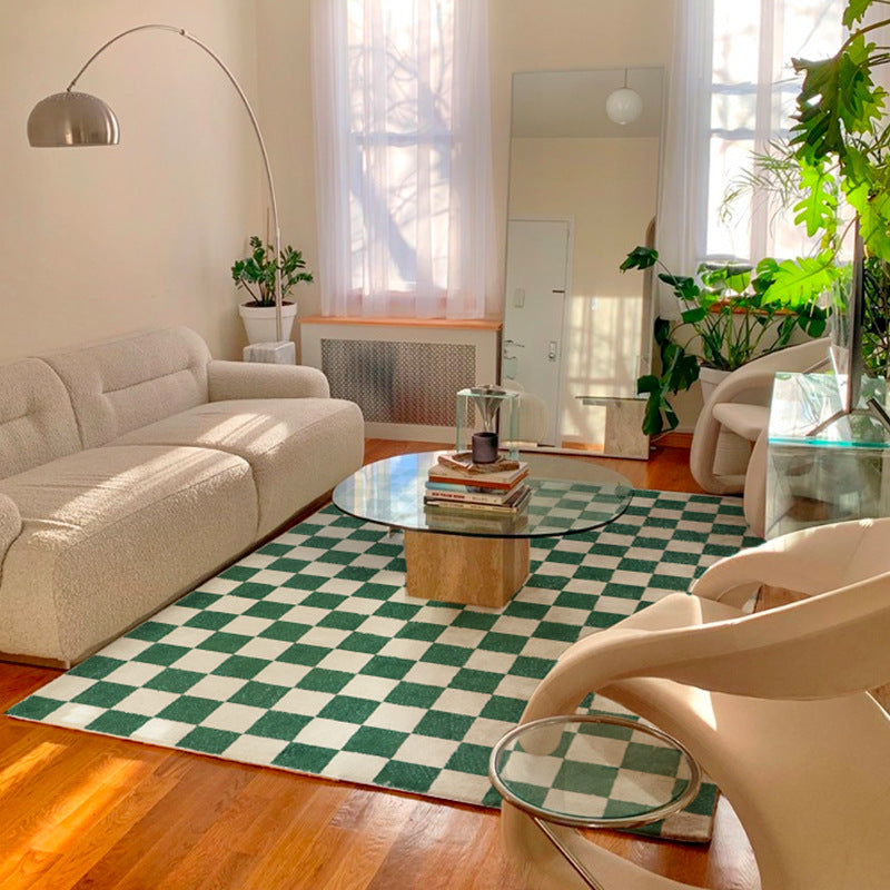 checkerboard rug