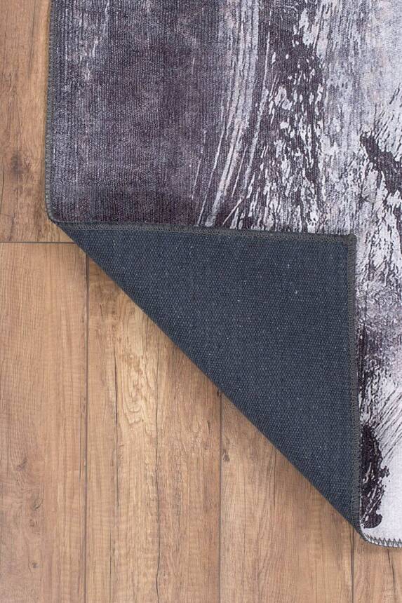 Modern Woven Floor Decorative Black Carpet