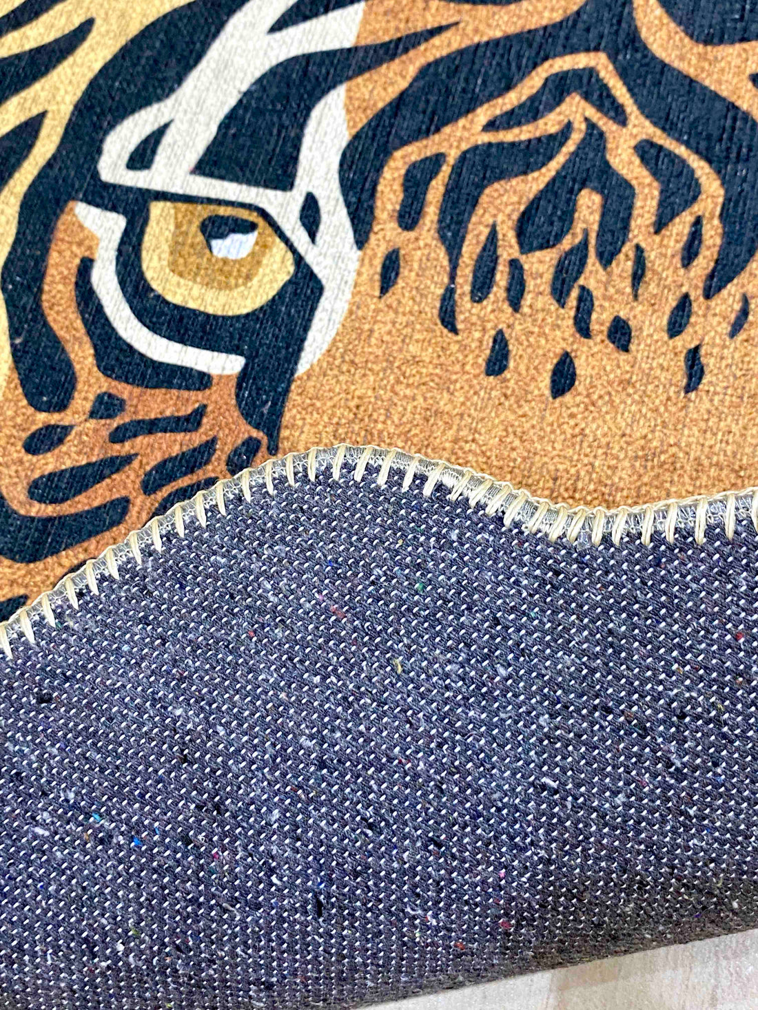 tiger rug with head