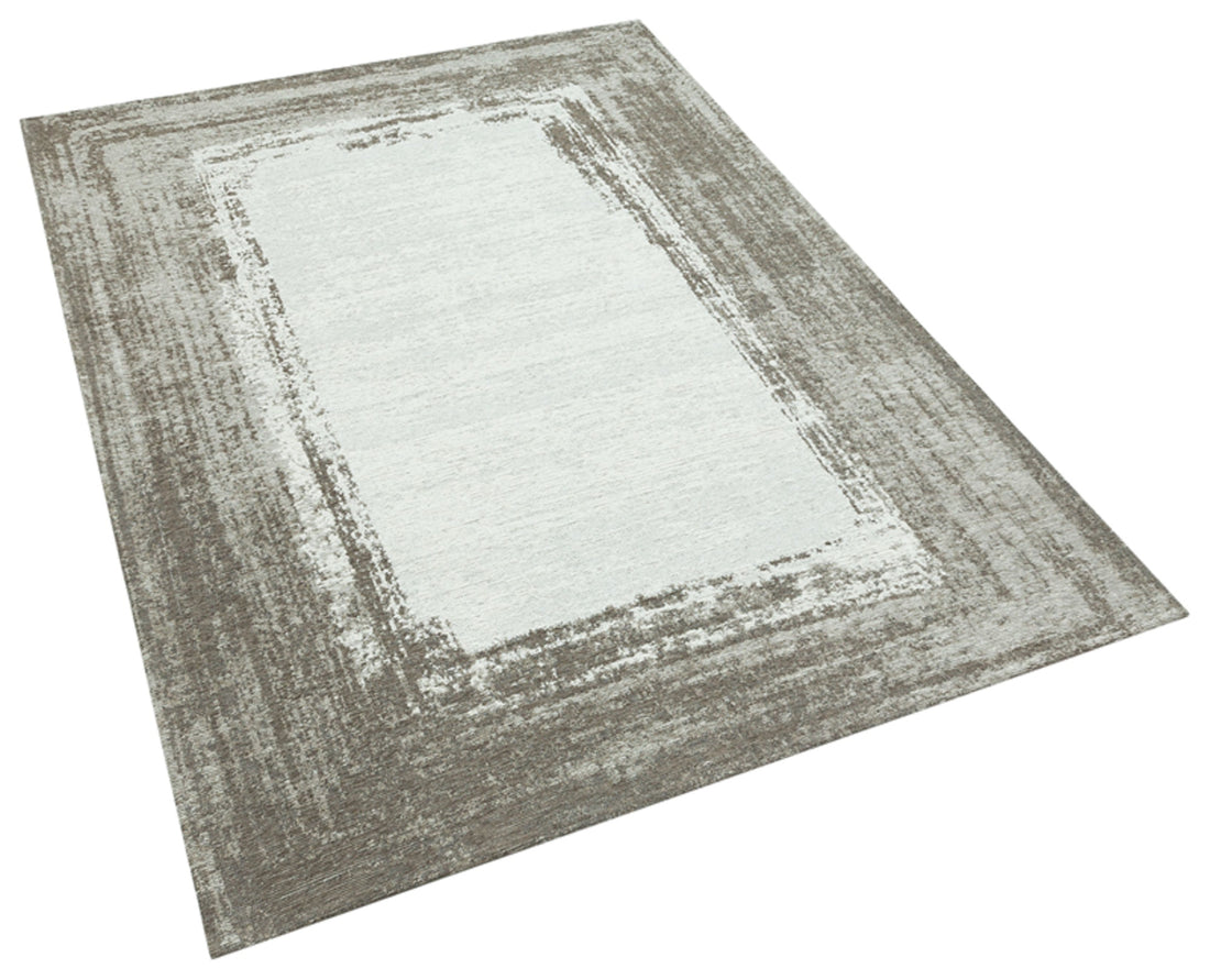 Grey and Cream Rug