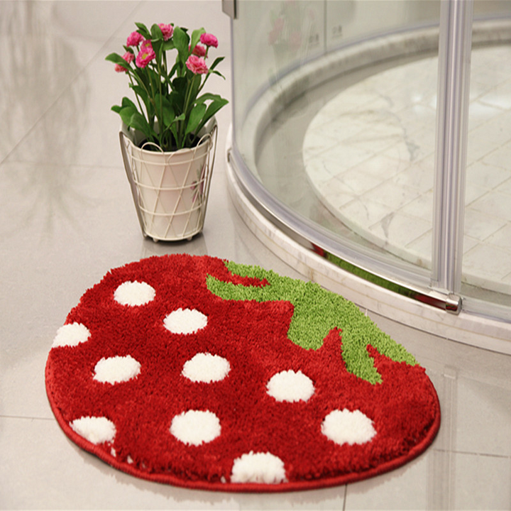 strawberry rug