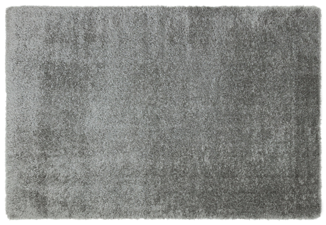 Dark Grey Fluffy Rug