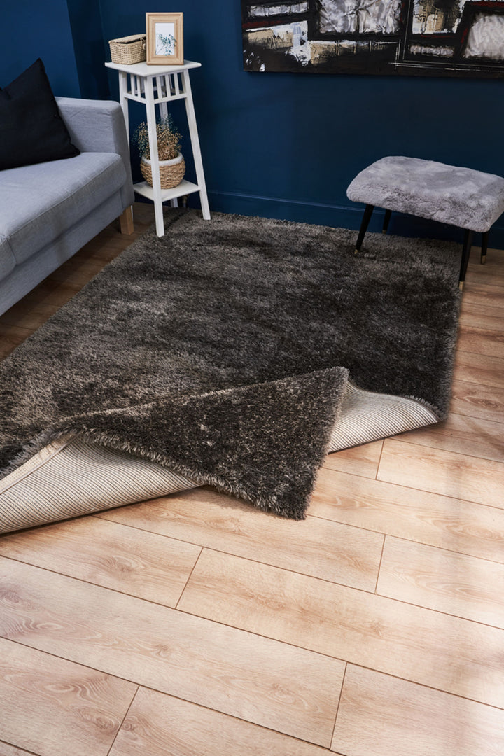 Fluffy Anthracite Rug