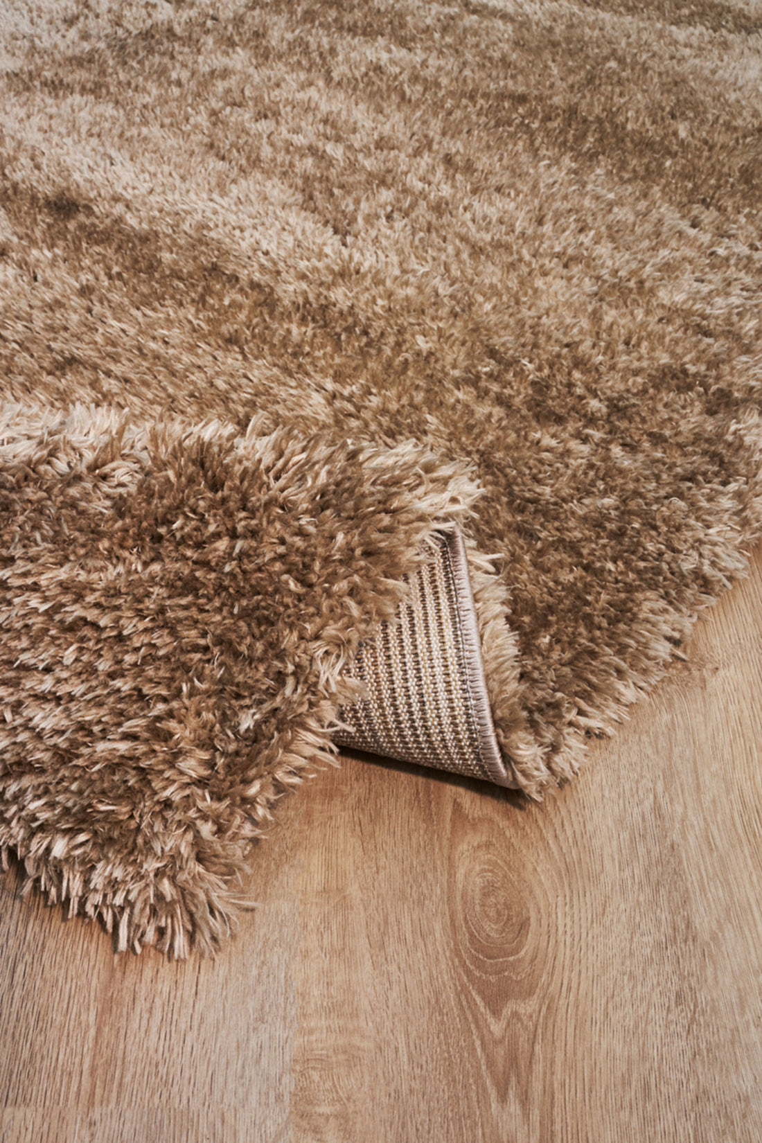 Brown Fluffy Rug