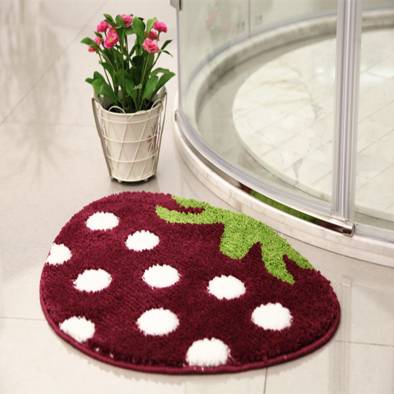 strawberry rug