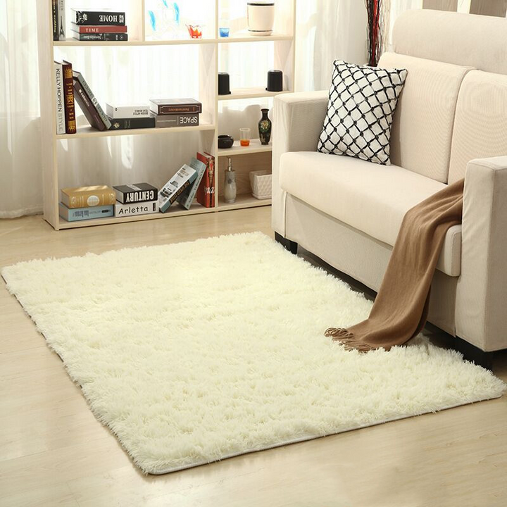 Ultra Soft Comfort Rug Creamy white