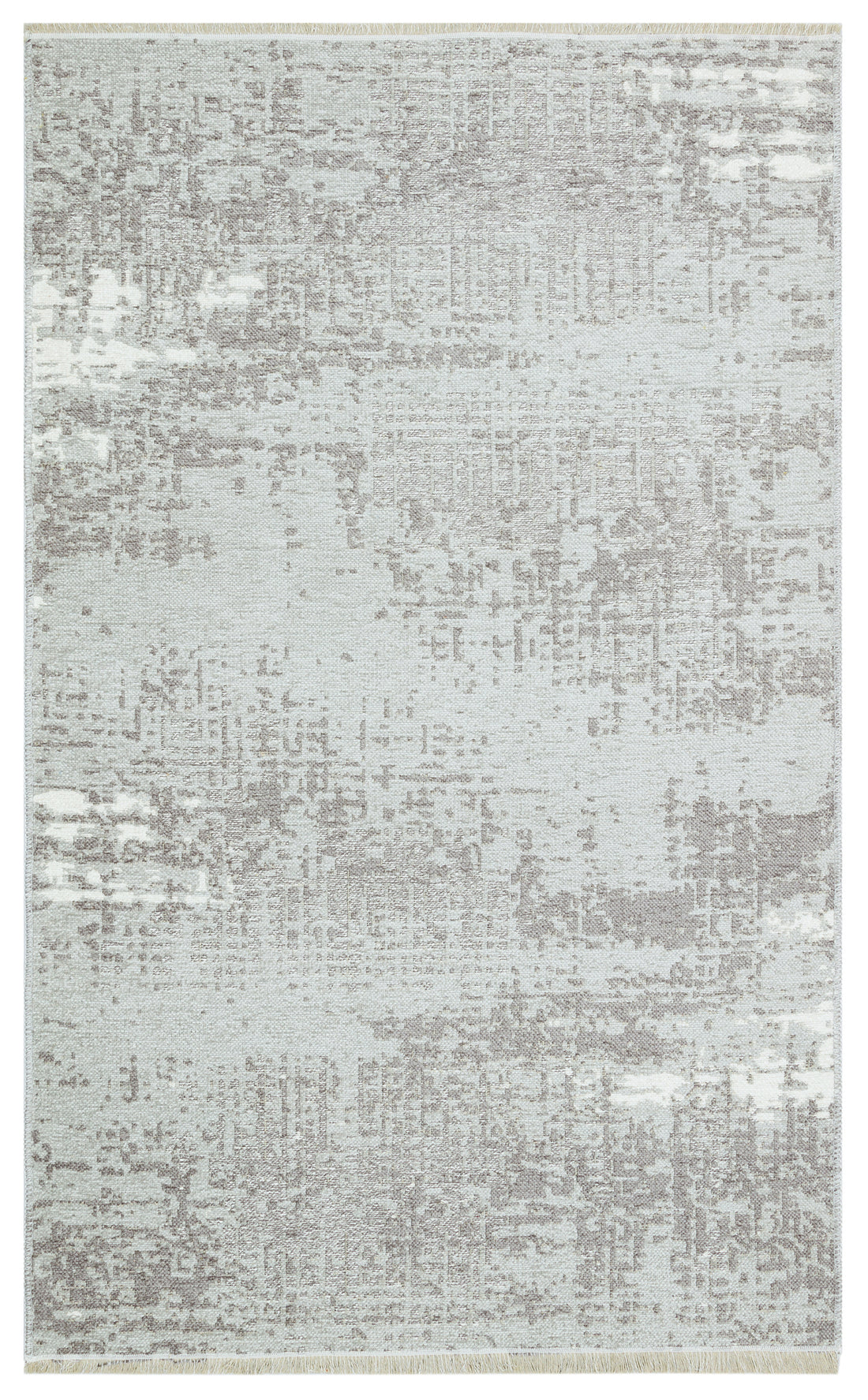 cream and grey abstract rug