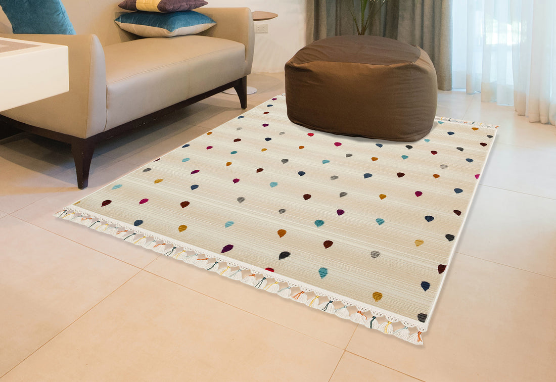 polka dot rug