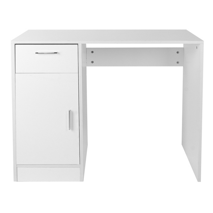 White Work Desk with Drawers